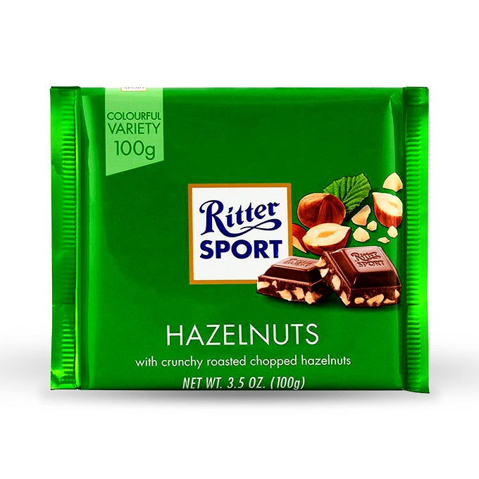 Ritter Sport Hazelnuts Milk Chocolate 100g