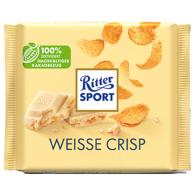 Ritter Sport Weiss Crisp 100gm