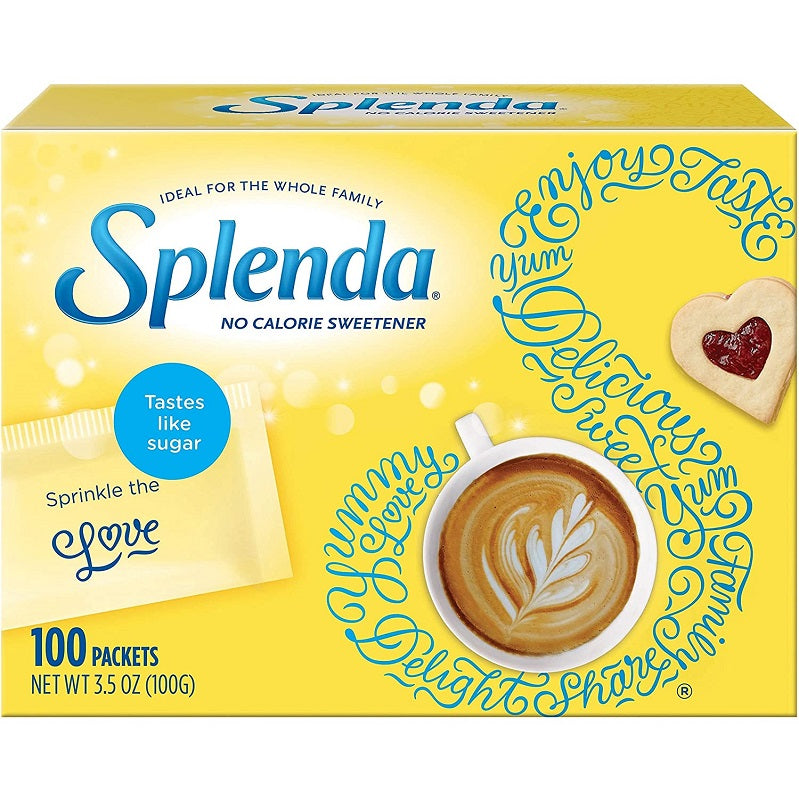 Splenda 100g No Calorie Sweetener Packets