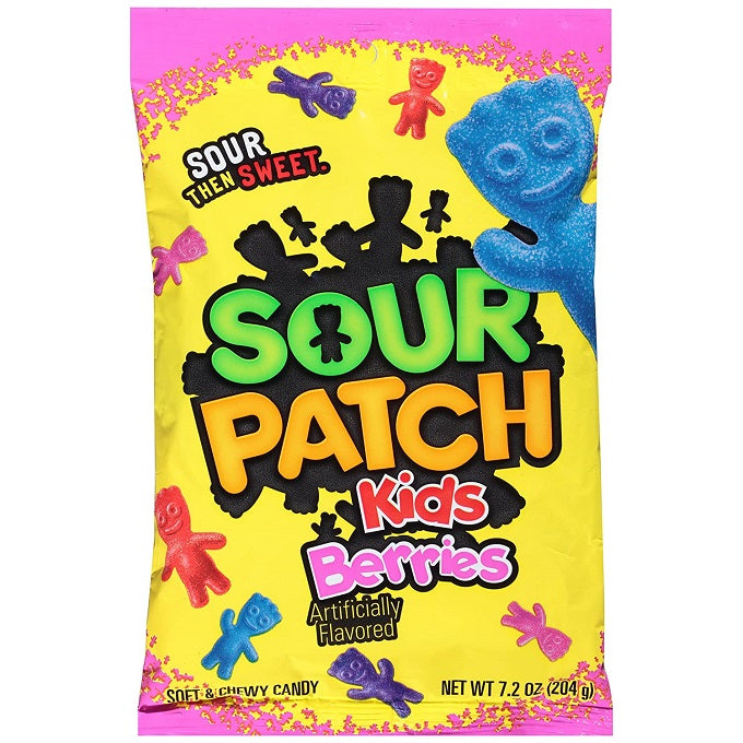 Sour Patch Kids Berries Soft & Chewy Candy 204gm
