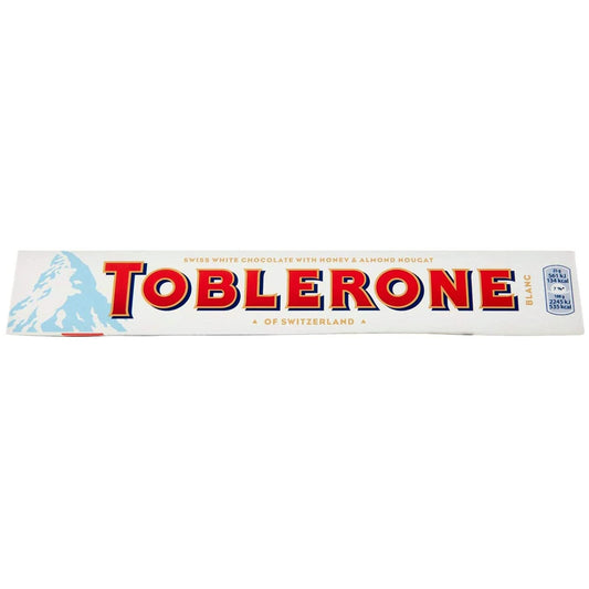 Toblerone White Chocolate Bar 100g Imported