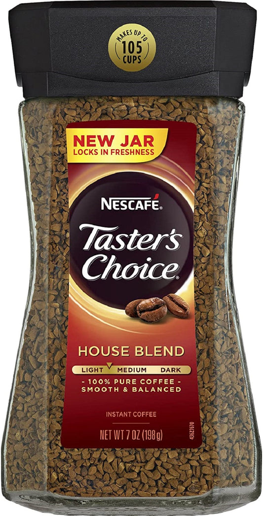 Taster's Choice House Blend Nescafe Instant Coffee 198g Imported