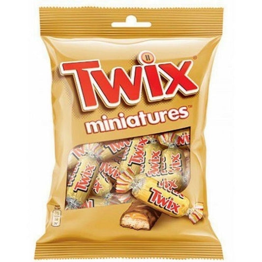 Twix Miniatures Chocolate 150g Imported