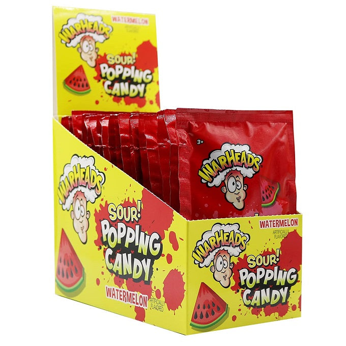 Warheads Popping Candy Watermelon (Pack Of 20)