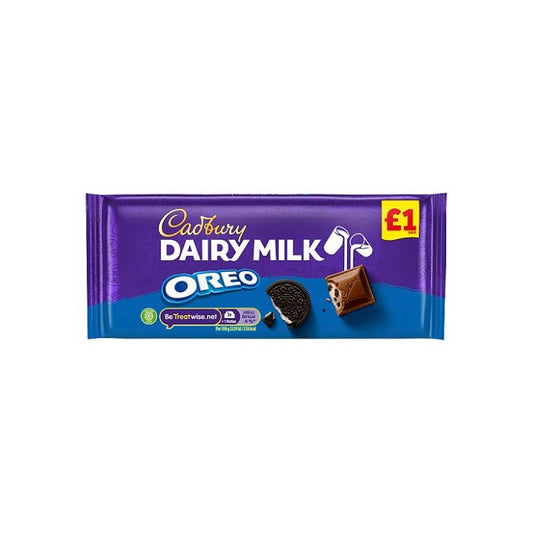 Cadbury Dairy Milk Oreo Chocolate Bar 120gm (Imported)