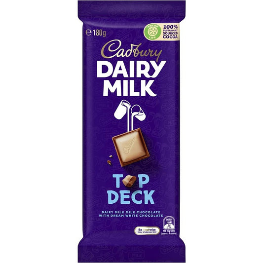Cadbury Dairy Milk Top Deck 180g Imported
