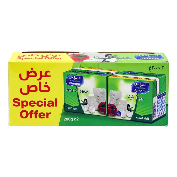 Almarai Feta Cheese Full Cream 2 x 200g