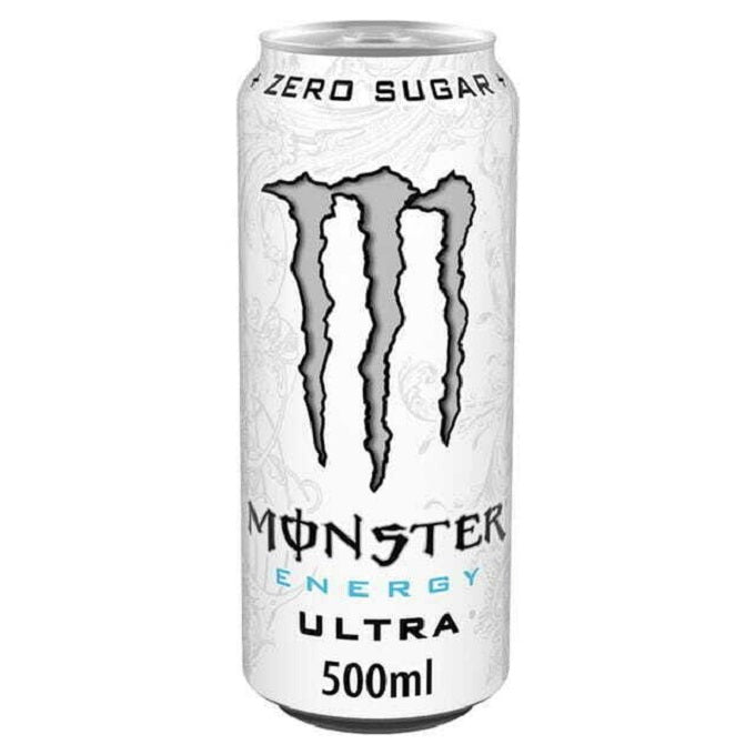 Monster Ultra Energy Drink White 500Ml