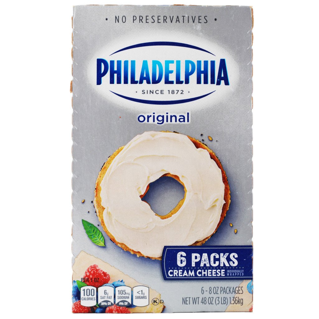 Kraft Philadelphia Original Cream Cheese 226g Pack of 6