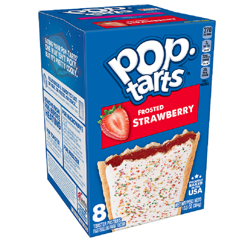 Kellogg's Pop Tarts Frosted Strawberry 398g Imported