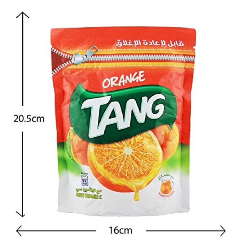 Tang Orange Drink Powder (Imported) Resealable Pouch 500g drink