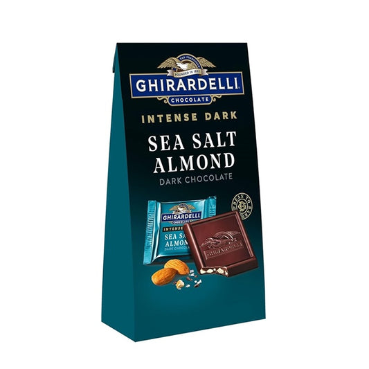 Ghirardelli's Intense Dark Sea Salt Almond Dark Chocolate 202.3gm