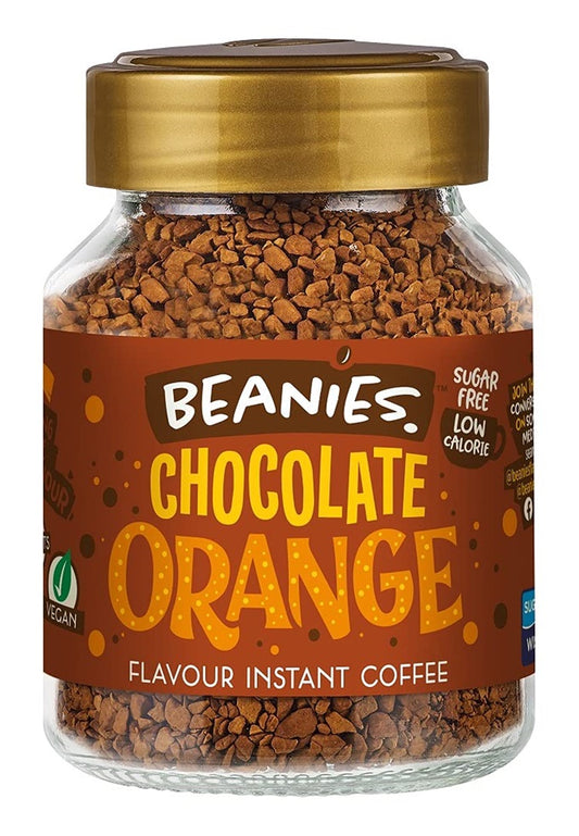 Beanies Instant Flavoured Coffee Chocolate Orange 50gm