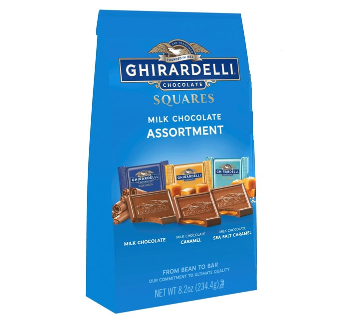 Ghirardelli Premium Milk Assortment Chocolate Squares 234gm