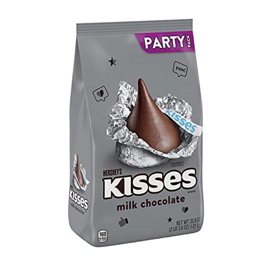 HERSHEY'S KISSES Milk Chocolate Candy Party Pack 1 Kg
