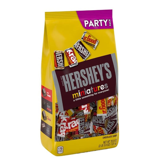 Hershey's Miniatures Assorted Chocolate Party Pack, 1.01 Kg