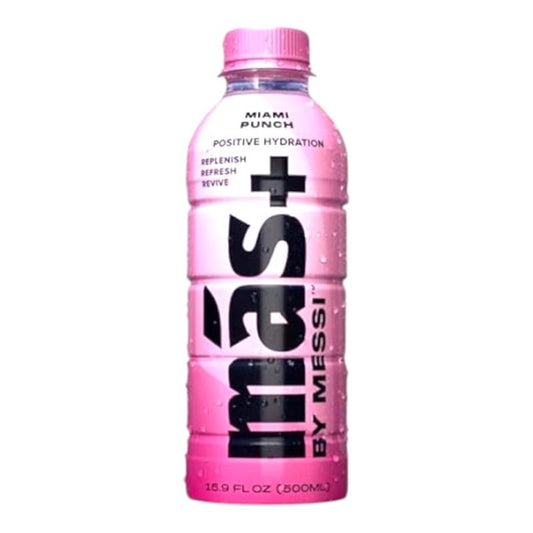 Mas+ By Messi Hydration Drink Miami Punch Limited Edition 500Ml