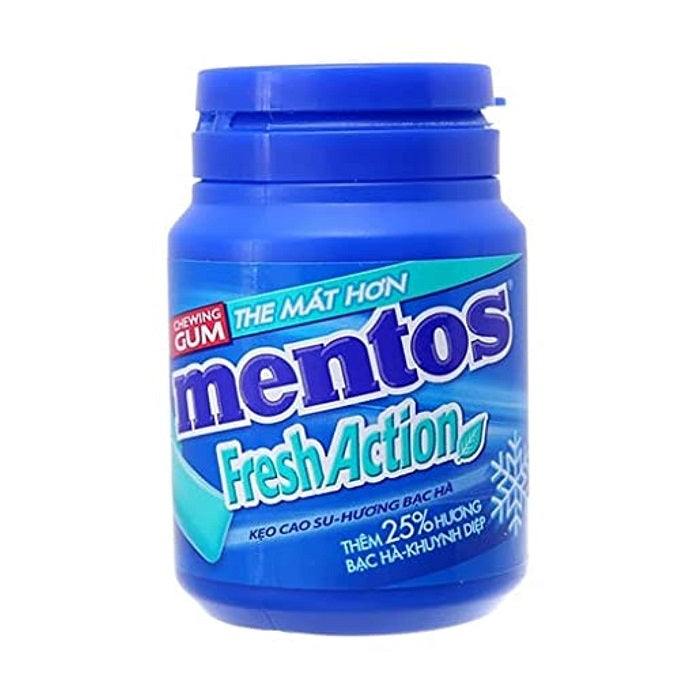 Mentos Fresh Action Chewing Gum (Imported), 56g