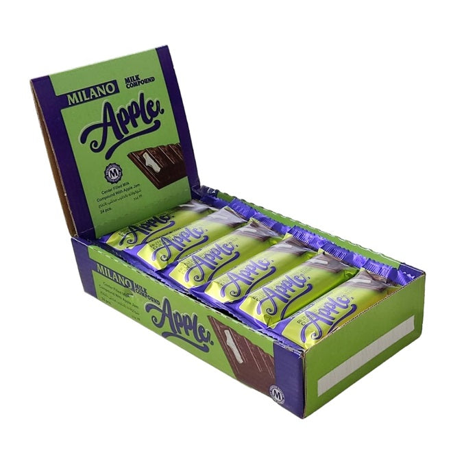 Milano Apple Chocolate Bar 24pcs Box - 576gm