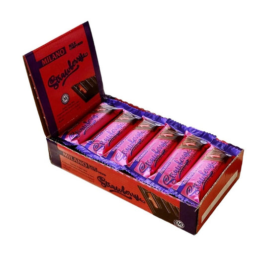 Milano Strawberry Chocolate Bar 24pcs Box - 576gm