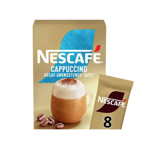 Nescafe Cappuccino Decaf Unsweetened Taste Instant Coffee Premix