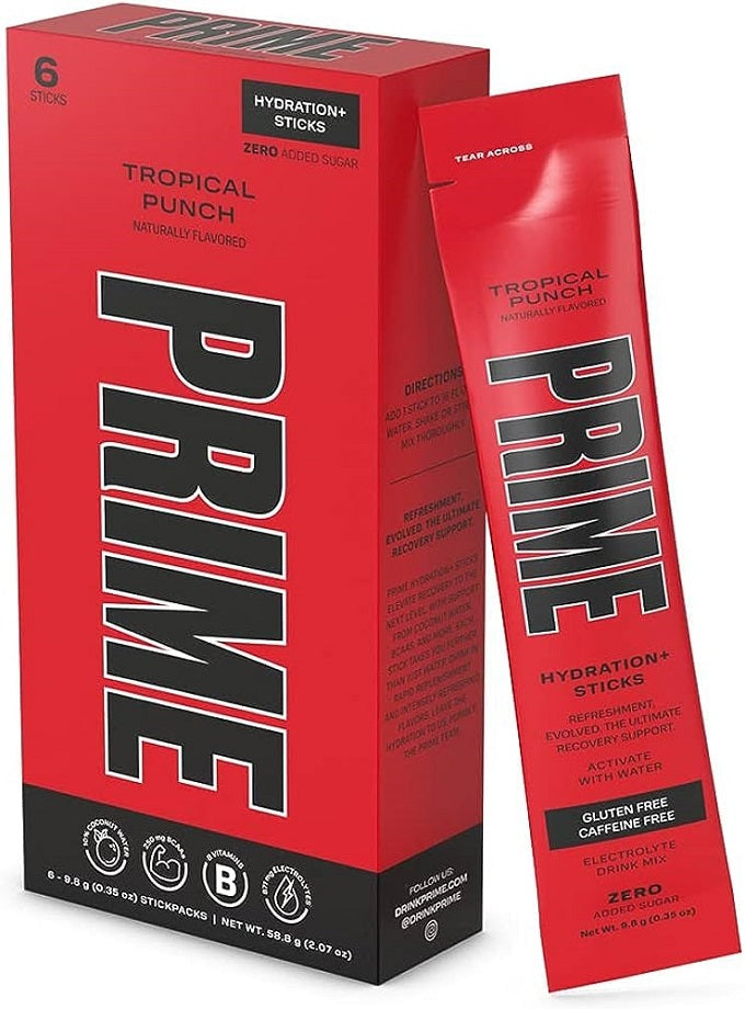 Prime Sitcks Prime Hydration Drink Sticks Tropical Punch 58.8g – glamshow