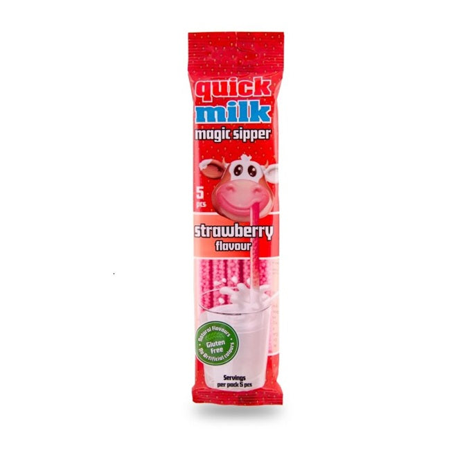 Quick Flavour Quick Milk Gluten-free Magic Sipper Strawberry Flavour – glamshow