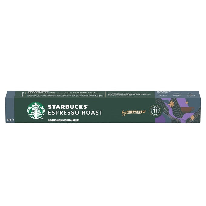 Starbucks by Nespresso Espresso Roast Coffee Pods 10 Capsules