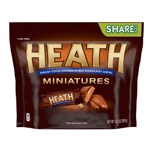 HEATH Miniatures Milk Chocolate English Toffee 289gm