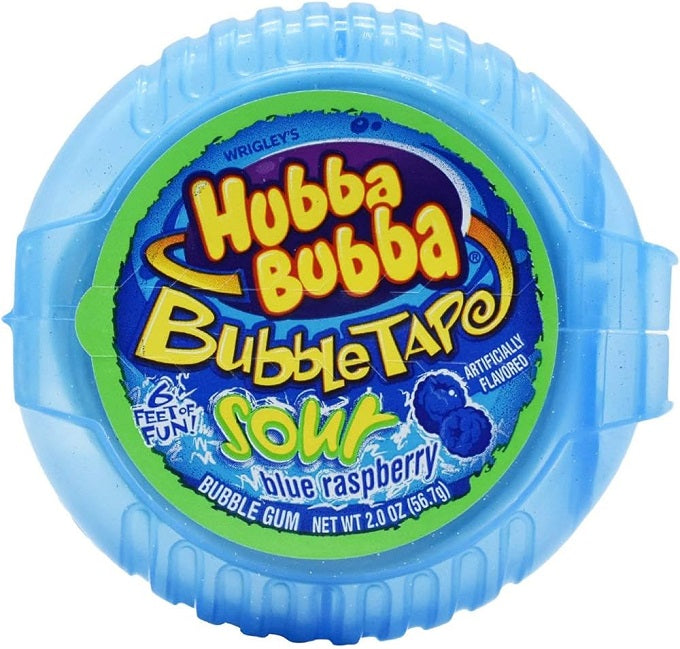 Hubba Bubba Bubble Tape Sour Blue Raspberry 56g