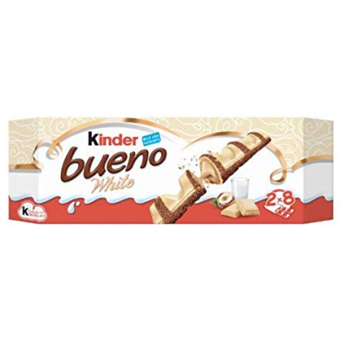 Kinder Ferrero Kinder Bueno White T2x8 Imported Chocolate