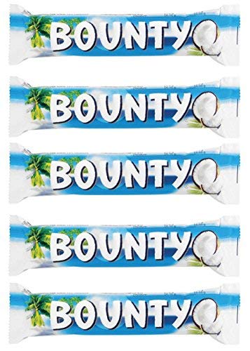 Bounty Chocolate Bar 57g -Pack of 5