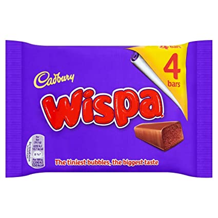 Cadbury Wispa 4 Pack 120g Imported