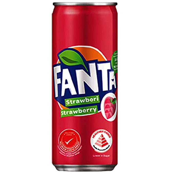 Fanta Strawberry Flavoured Soft Drink 320ml