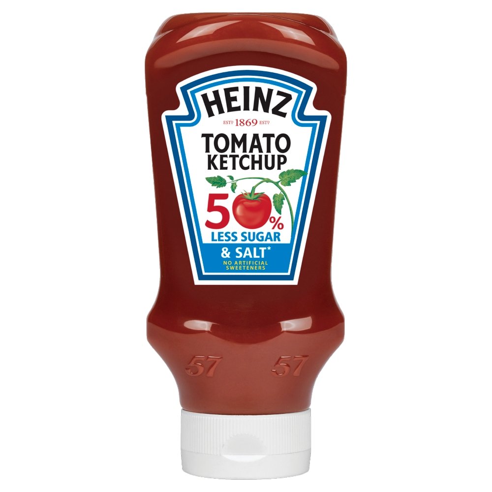 Heinz Tomato Ketchup Less Sugar & Salt 625g