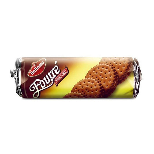 Hellema Fourre Double Choco Sandwich Biscuits 300gm
