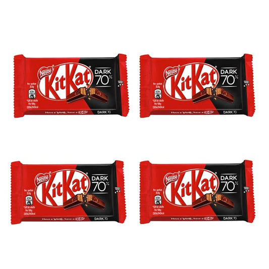 KitKat 4 Finger 70% Dark Chocolate - Pack of 4