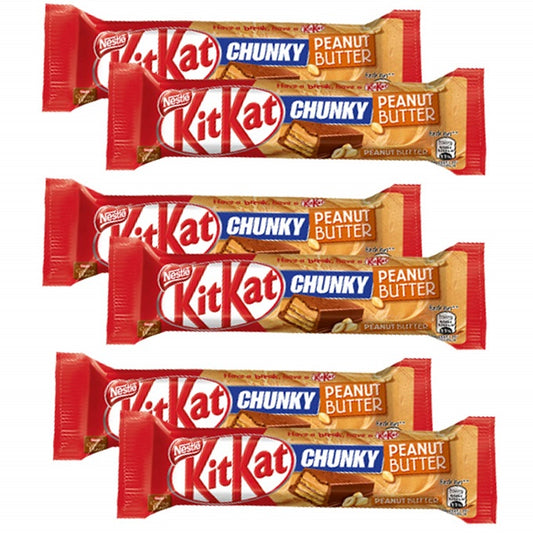 KitKat Chunky Peanut Butter Chocolate - Pack of 6