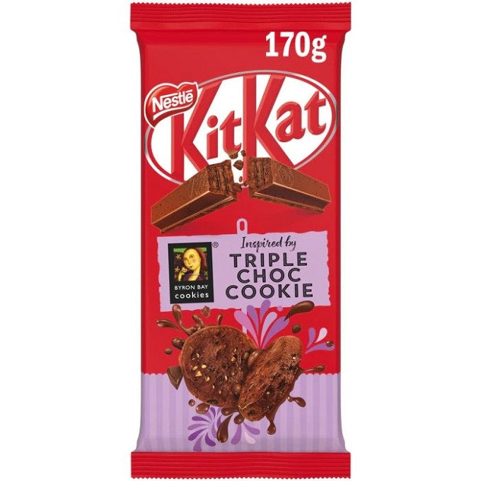KitKat Triple Choc Cookie Chocolate 170g