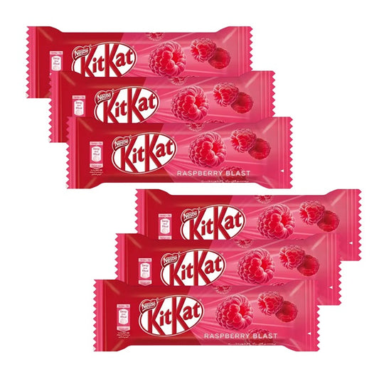 Kitkat 2 Finger Raspberry Blast Chocolate Pack of 6