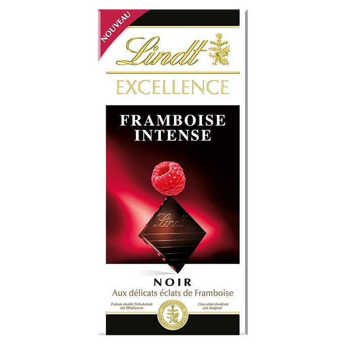 Lindt Excellence Framboise (Raspberry) Intense Dark Chocolate 100gm ...