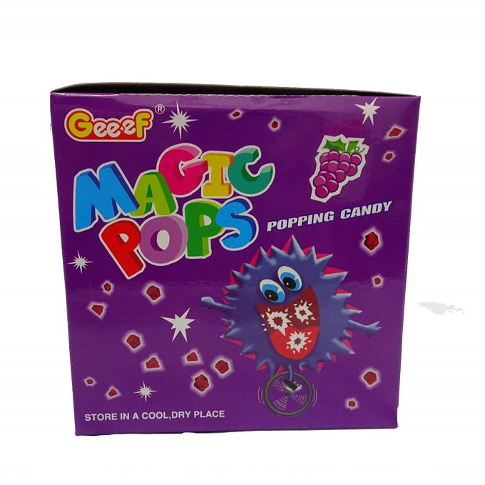Magic Pops Magic Pops Popping Candy Grape Flavor (Pack of 40) – glamshow