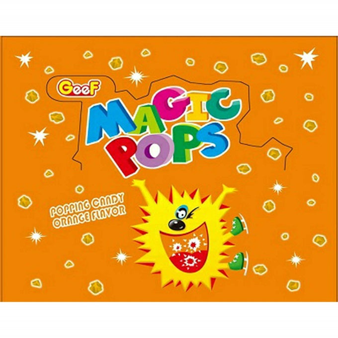 Magic Pops Popping Candy Orange Flavor (Pack of 40) – glamshow
