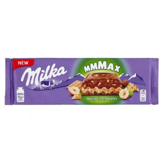 Milka Nutty Choco Wafer Milk Chocolate 270g