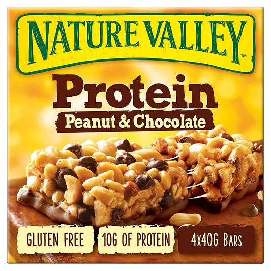 Nature Valley Protein Peanut & Chocolate Cereal Bar 4 X 40g