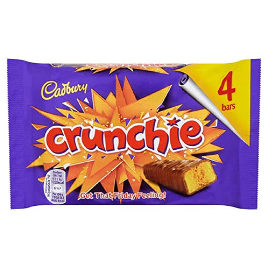 Cadbury Crunchie 4 bars Packet