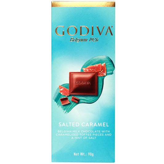 Godiva Salted Caramel Belgium Milk Chocolate, 90g