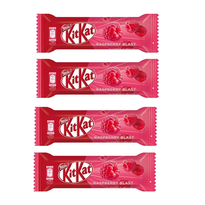 Kitkat 2 Finger Raspberry Blast Chocolate Pack of 4