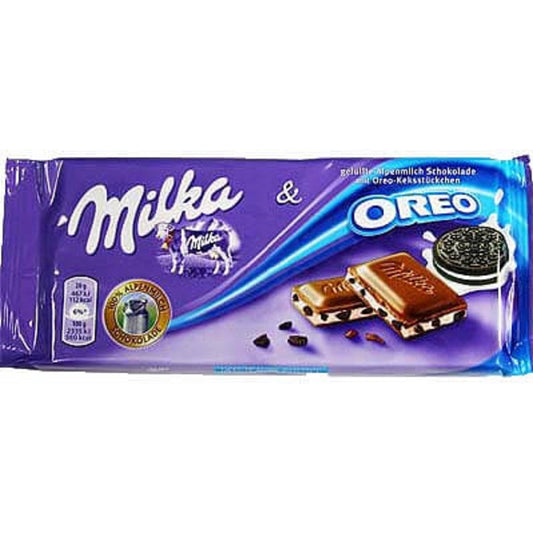 Milka Oreo Milk Chocolate 100g Imported
